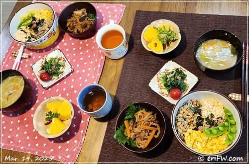 夕食の画像
