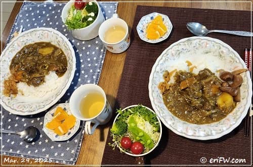 夕食の画像