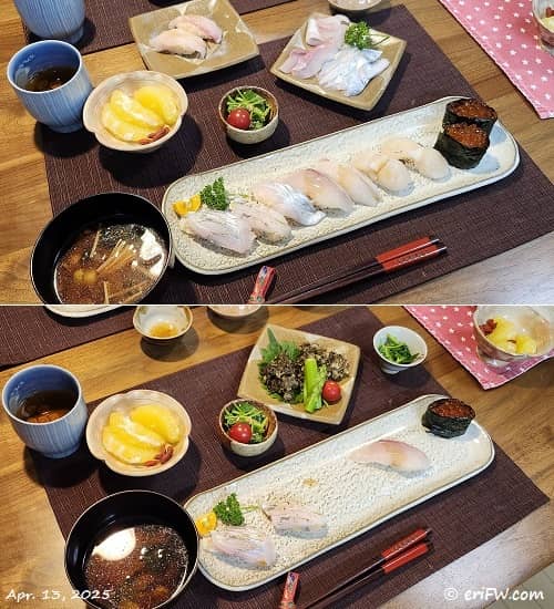 夕食の画像