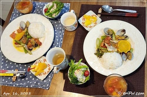 夕食の画像