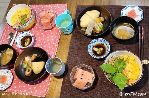 夕食の画像