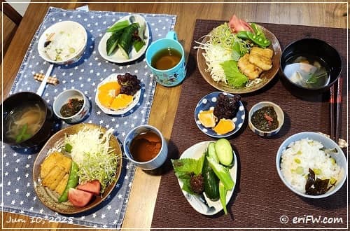 夕食の画像