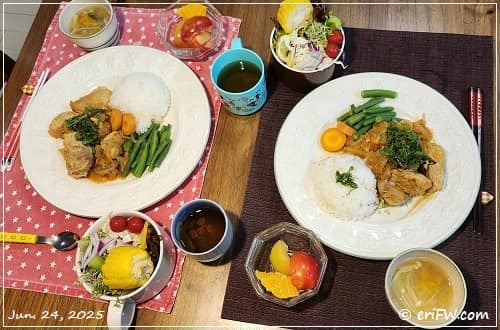 夕食の画像