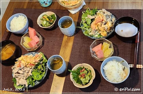 夕食の画像