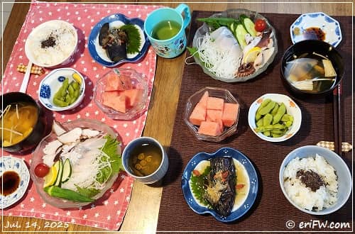 夕食の画像