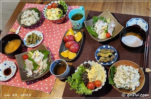 夕食の画像