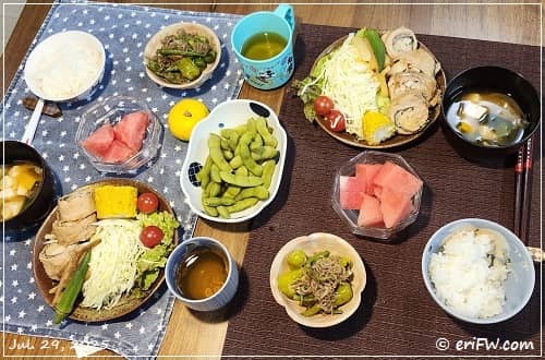 夕食の画像