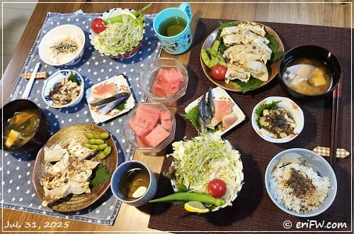 夕食の画像