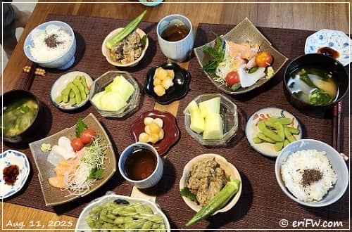 夕食の画像