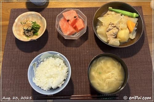 夕食の画像